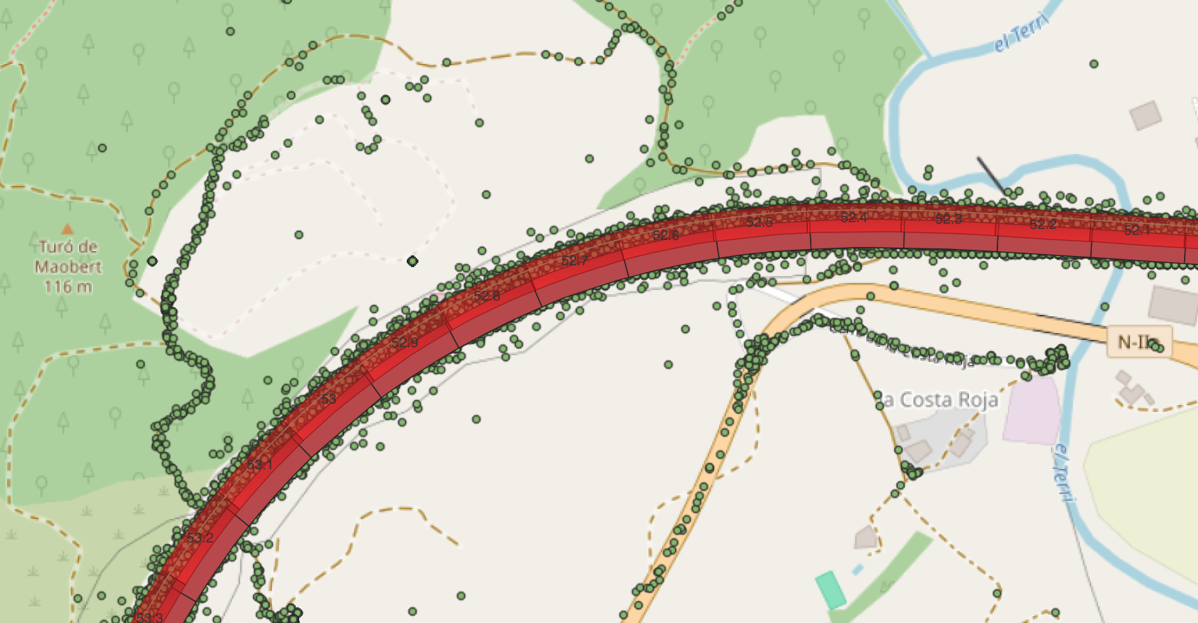 Uso por carriles AP-7 Girona - imagen1
