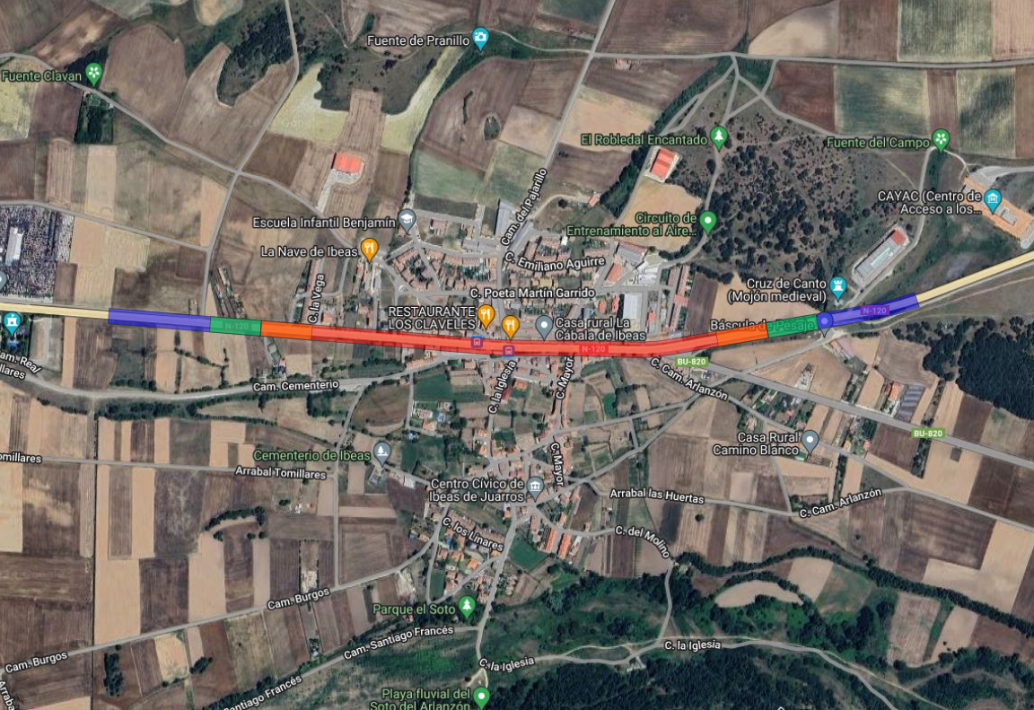 Seguridad vial preventiva en travesías Burgos - imagen1